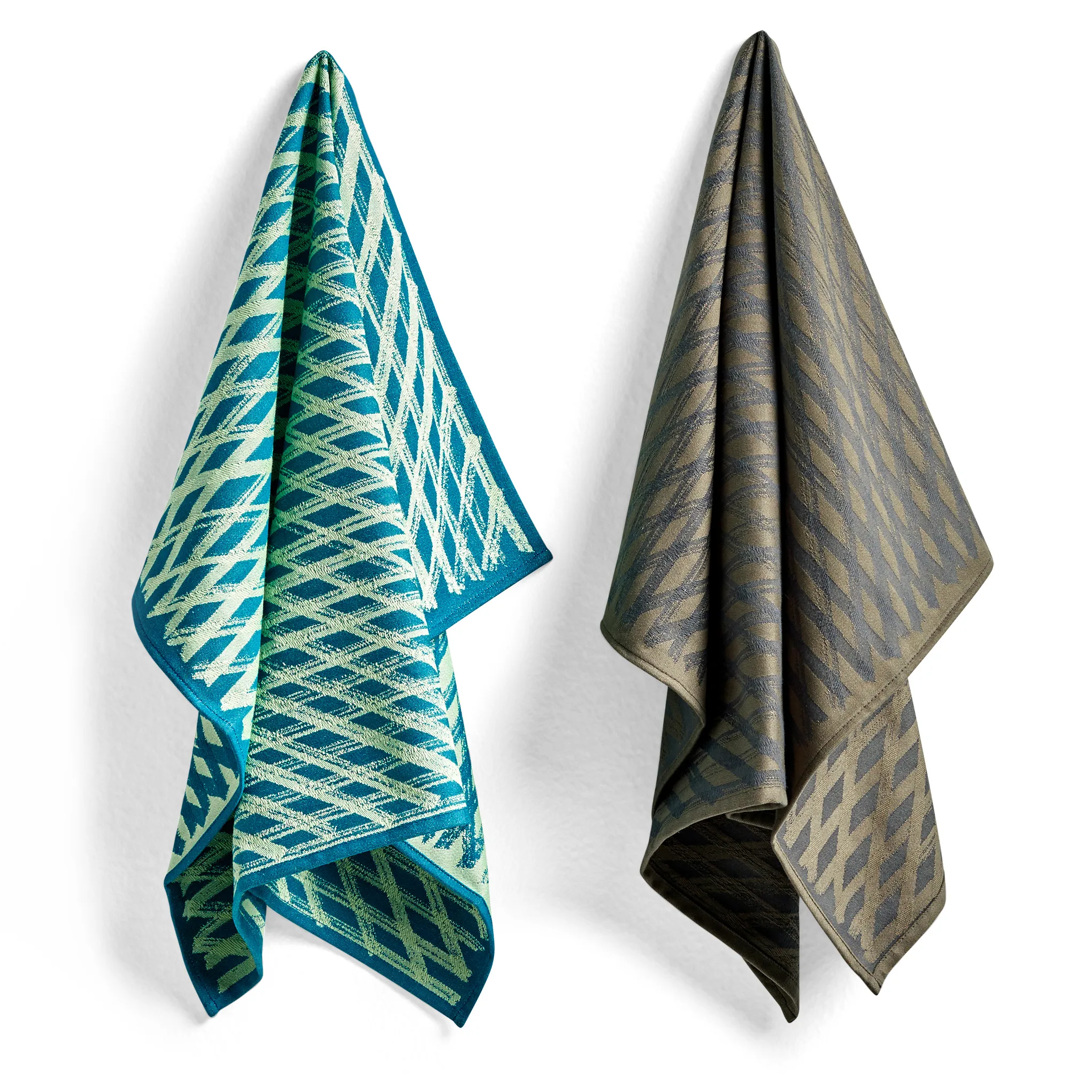 Hay Torchon Tea Towel Marker Diamond Lot De 2 3 Hay Torchon Tea Towel Marker Diamond Lot De 2