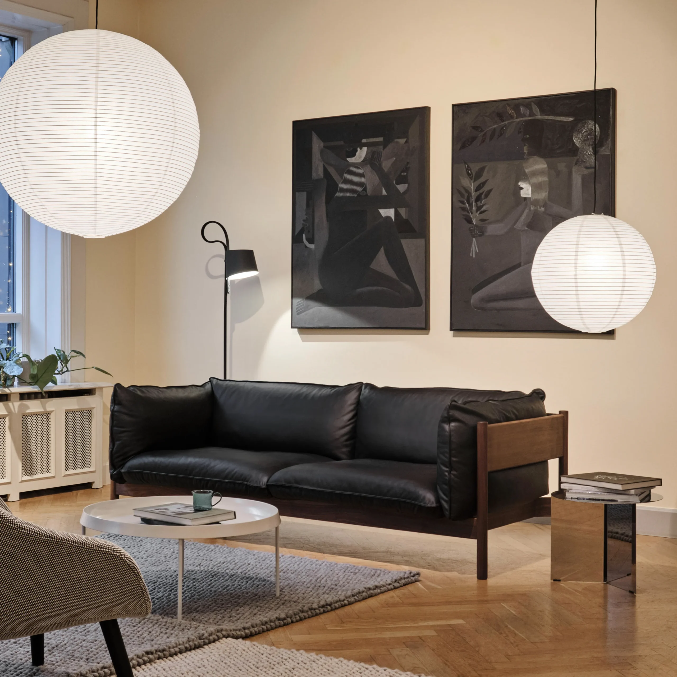 Hay Abat-jour Rice Paper Ø60 Cm 4 Hay Abat-jour Rice Paper Ø60 Cm – Image 2