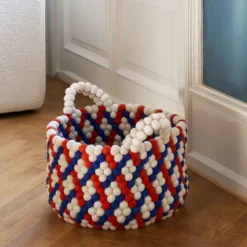 Hay Panier Avec Anses Bread -Hay Magasin Bead korg med handtag Red basket waeve miljo201 22900c8179