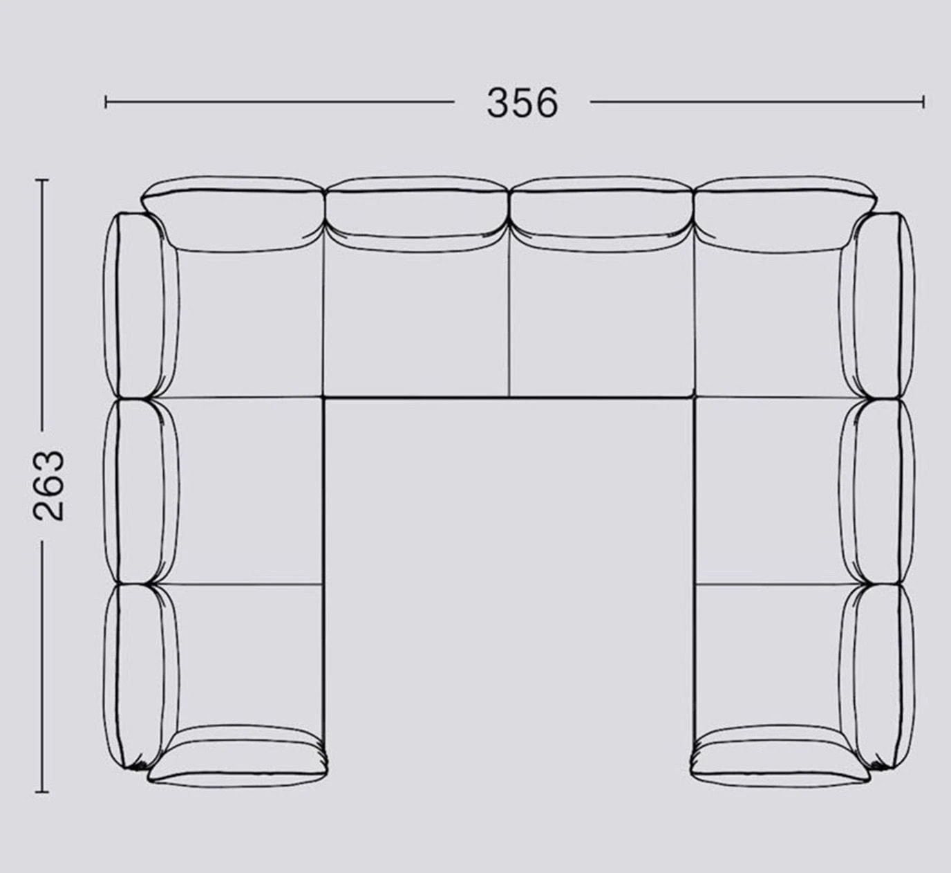 Hay Canapé D'angle Double Pandarine / Accoudoir Inclinable 3 Hay Canapé D'angle Double Pandarine / Accoudoir Inclinable