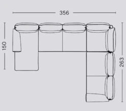 Hay Canapé D'angle Méridienne Pandarine / Accoudoir Inclinable -Hay Magasin canape pandarine accoudoir inclinable 2
