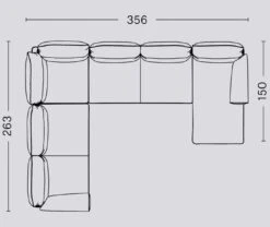 Hay Canapé D'angle Méridienne Pandarine / Accoudoir Inclinable -Hay Magasin canape pandarine accoudoir inclinable 3