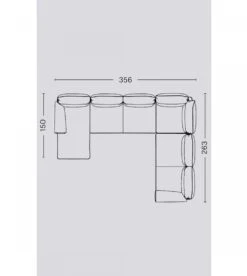 Hay Canapé D'angle Méridienne Pandarine / Accoudoir Cylindrique Long 8 Hay Canapé D'angle Méridienne Pandarine / Accoudoir Cylindrique Long -Hay Magasin canape pandarine corner meridienne 2