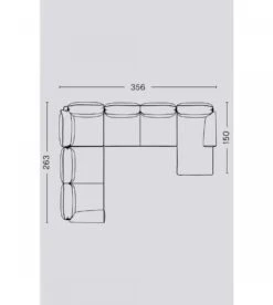 Hay Canapé D'angle Méridienne Pandarine / Accoudoir Cylindrique Long 9 Hay Canapé D'angle Méridienne Pandarine / Accoudoir Cylindrique Long -Hay Magasin canape pandarine corner meridienne 3