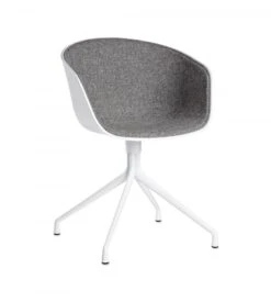 Hay Chaise De Bureau AAC20 -tapisserie Intérieure - Pied Métal Blanc