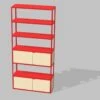 Hay ÉTAGÈRE NEW ORDER ROUGE