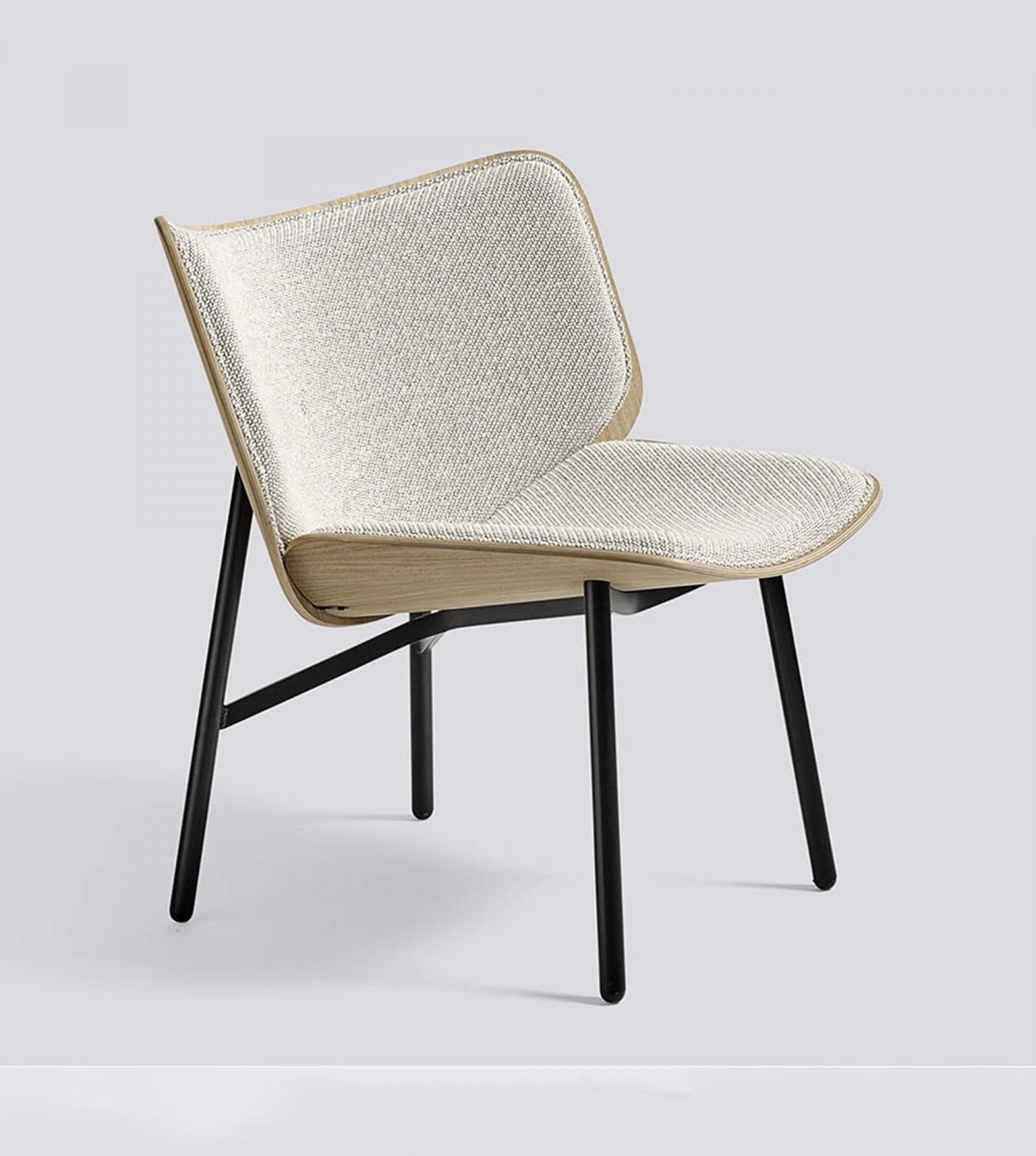 Hay Fauteuil Dapper Pied Noir Coque Chêne - Tapissé En CODA 100 5 Hay Fauteuil Dapper Pied Noir Coque Chêne - Tapissé En CODA 100 – Image 3