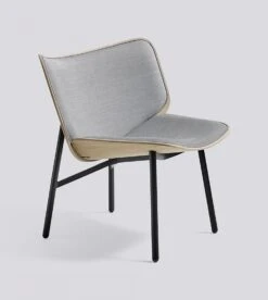 Fauteuil Dapper - Pied Noir Coque Chêne -tapissé En Srface By Hay 120