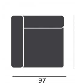 Hay MAGS Module Narrow 1062 (left Armrest)