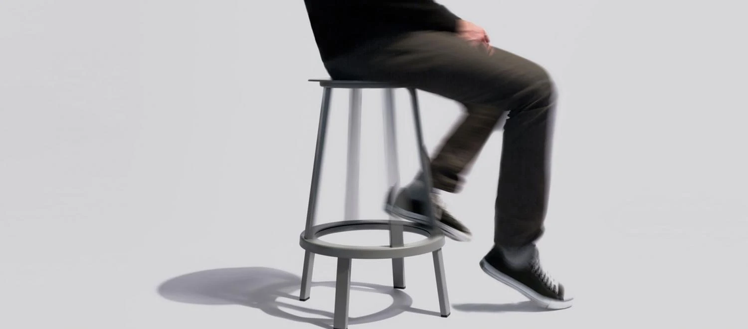 Hay Tabouret Revolver Stool 75cm WH 7 Hay Tabouret Revolver Stool 75cm WH – Image 5